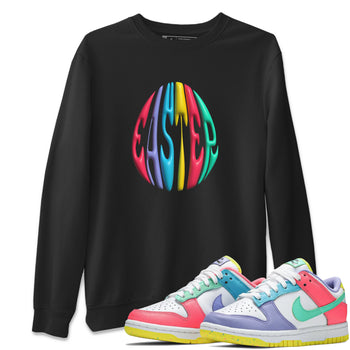 Dunk Easter Candy Sneaker Match Tees 3D Easter Typo Sneaker Tees Nike Easter Sneaker Release Tees Unisex Shirts Black 1