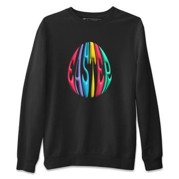 Dunk Easter Candy Sneaker Match Tees 3D Easter Typo Sneaker Tees Nike Easter Sneaker Release Tees Unisex Shirts Black 2