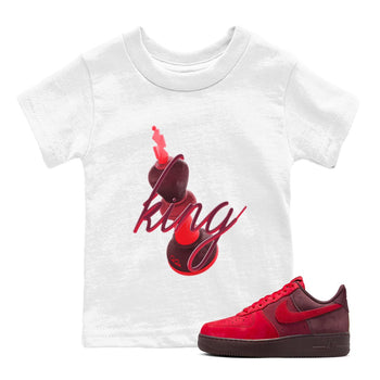 Air Force 1 Layers of Love shirt to match jordans 3D King sneaker tees af1 Layers of Love SNRT sneaker release tees baby toddler White 1 cotton Shirt