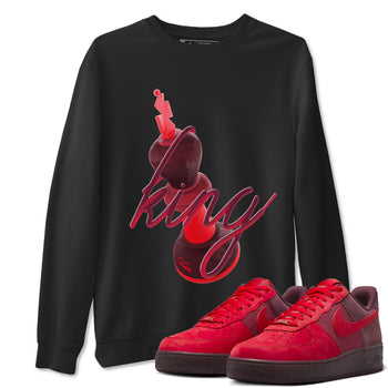 Air Force 1 Layers of Love shirt to match jordans 3D King sneaker tees af1 Layers of Love SNRT Sneaker Release Tees unisex cotton Black 1 crew neck shirt