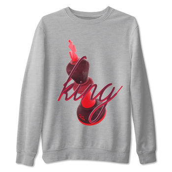 Air Force 1 Layers of Love shirt to match jordans 3D King sneaker tees af1 Layers of Love SNRT Sneaker Release Tees unisex cotton Heather Grey 2 crew neck shirt