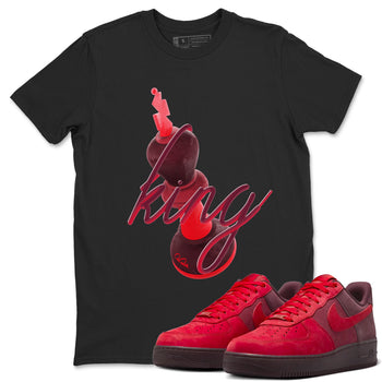 Air Force 1 Layers of Love shirt to match jordans 3D King sneaker tees af1 Layers of Love SNRT Sneaker Release Tees unisex cotton Black 1 crew neck shirt
