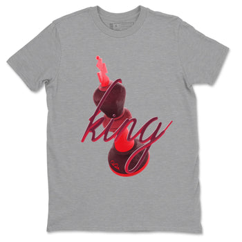 Air Force 1 Layers of Love shirt to match jordans 3D King sneaker tees af1 Layers of Love SNRT Sneaker Release Tees unisex cotton Heather Grey 2 crew neck shirt