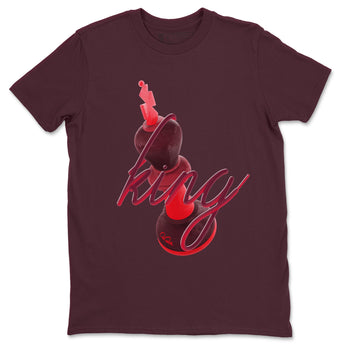 Air Force 1 Layers of Love shirt to match jordans 3D King sneaker tees af1 Layers of Love SNRT Sneaker Release Tees unisex cotton Maroon 2 crew neck shirt