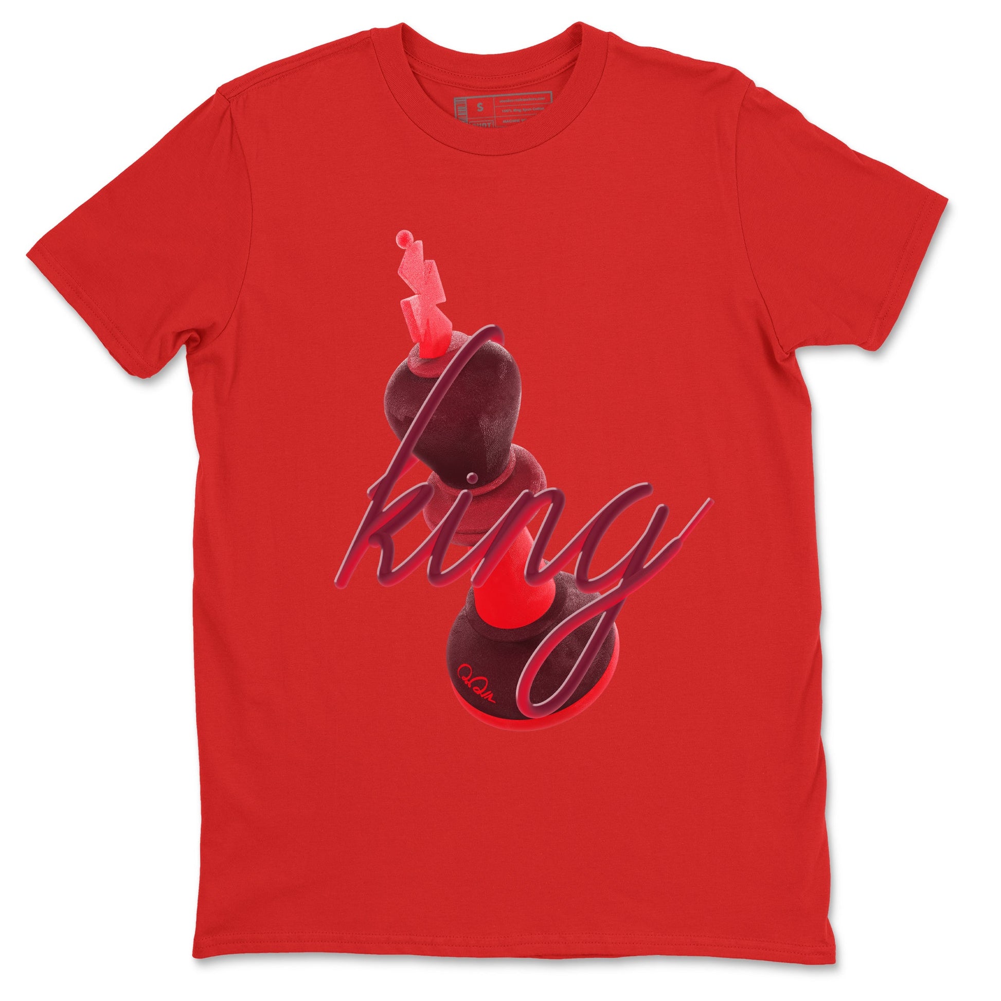 Air Force 1 Layers of Love shirt to match jordans 3D King sneaker tees af1 Layers of Love SNRT Sneaker Release Tees unisex cotton Red 2 crew neck shirt