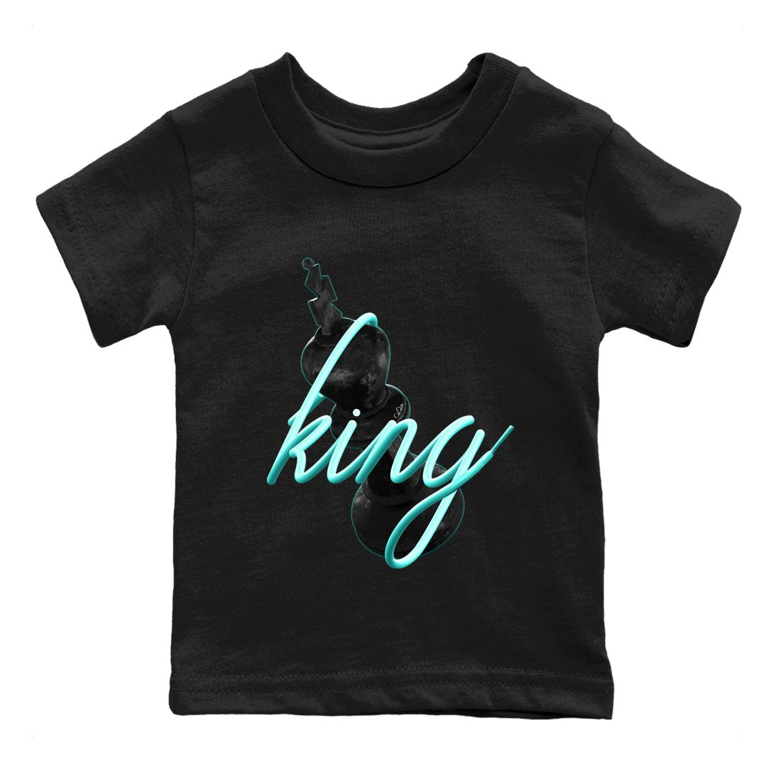 Air Force 1 Tiffany 3D King Baby and Kids Sneaker Tees Nike Tiffany AF1Kids Sneaker Tees Washing and Care Tip