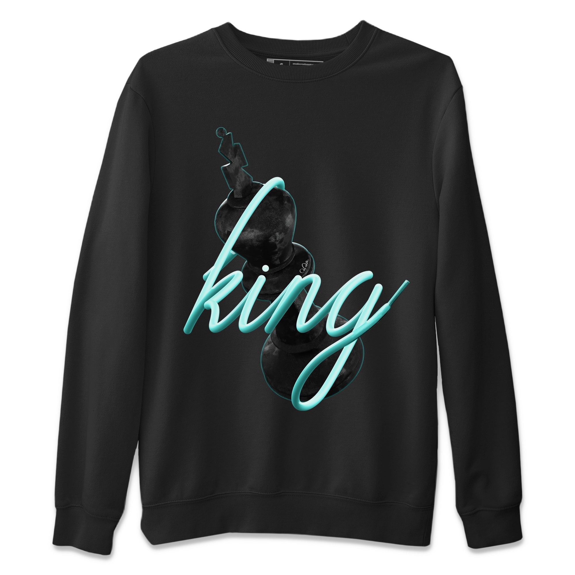 Air Force 1 Tiffany Sneaker Match Tees 3D King Sneaker Tees Nike Tiffany AF1Sneaker Release Tees Unisex Shirts Black 2
