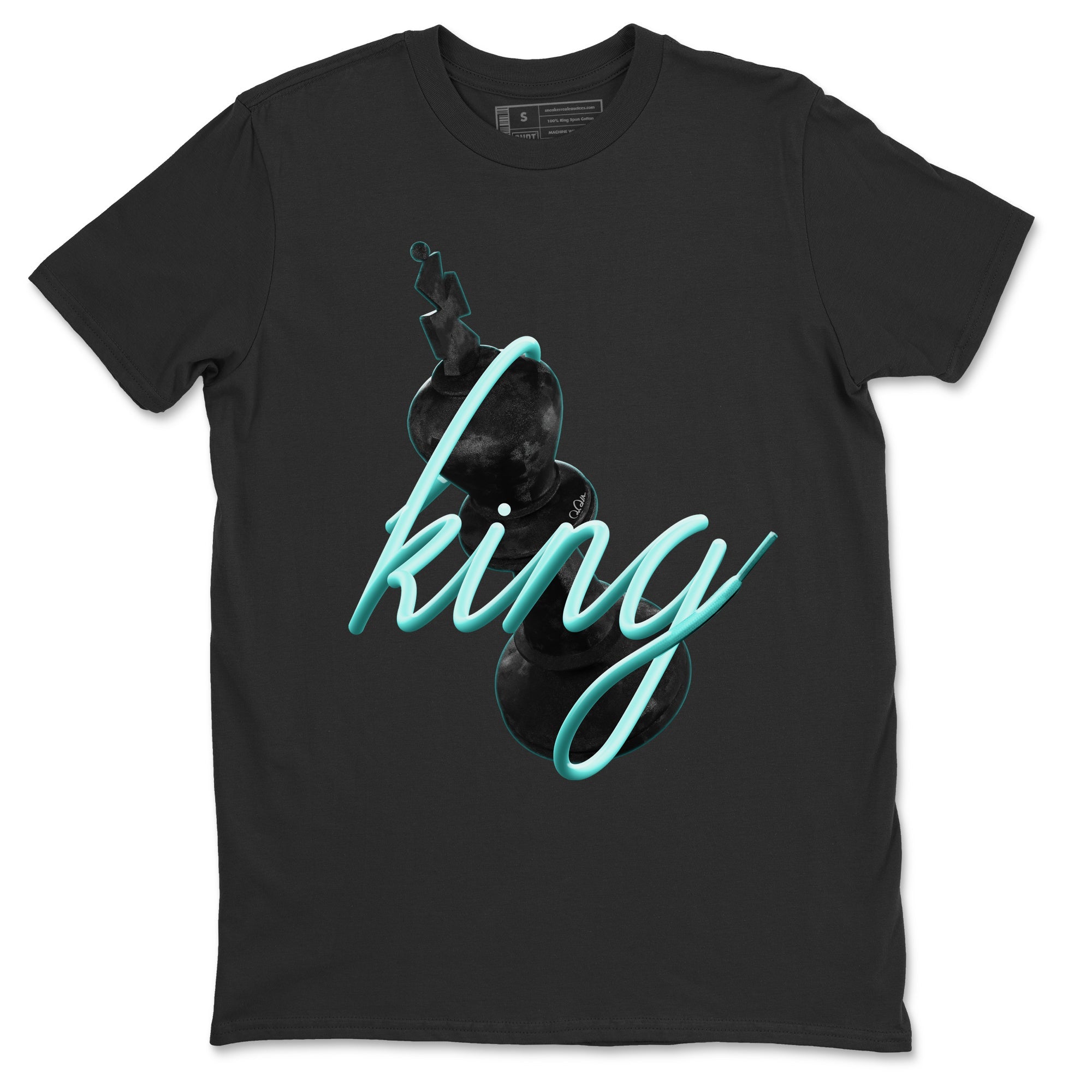 Air Force 1 Tiffany Sneaker Match Tees 3D King Sneaker Tees Nike Tiffany AF1Sneaker Release Tees Unisex Shirts Black 2