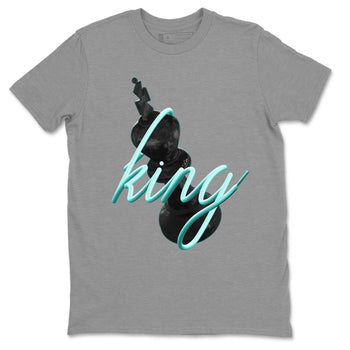 Air Force 1 Tiffany Sneaker Match Tees 3D King Sneaker Tees Nike Tiffany AF1Sneaker Release Tees Unisex Shirts Heather Grey 2