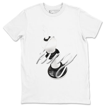 1s Black White shirt to match jordans 3D King sneaker tees Air Jordan 1 High OG Black White SNRT Sneaker Release Tees unisex cotton White 2 crew neck shirt
