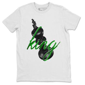 Air Jordan 1 Celtics Sneaker Match Tees 3D King Sneaker Tees AJ1 High OG Lucky Green Sneaker Release Tees Unisex Shirts White 2