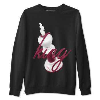1s Metallic Burgundy shirt to match jordans 3D King sneaker tees AJ1 Metallic Burgundy SNRT Sneaker Release Tees Unisex Black 2 T-Shirt