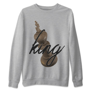 Air Jordan 1 Palomino shirt to match jordans 3D King sneaker tees AJ1 High Palomino SNRT Sneaker Release Tees Unisex Heather Grey 2 T-Shirt