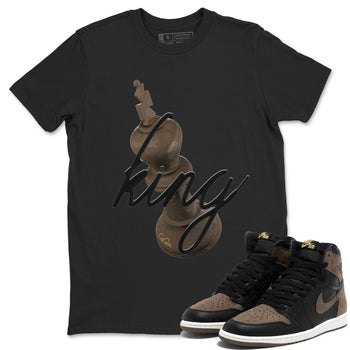 Air Jordan 1 Palomino shirt to match jordans 3D King sneaker tees AJ1 High Palomino SNRT Sneaker Release Tees Unisex Black 1 T-Shirt