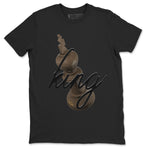 Air Jordan 1 Palomino shirt to match jordans 3D King sneaker tees AJ1 High Palomino SNRT Sneaker Release Tees Unisex Black 2 T-Shirt