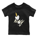 11s Gratitude shirt to match jordans 3D King sneaker tees Air Jordan 11 Gratitude SNRT Sneaker Release Tees Baby Toddler Black 2 T-Shirt