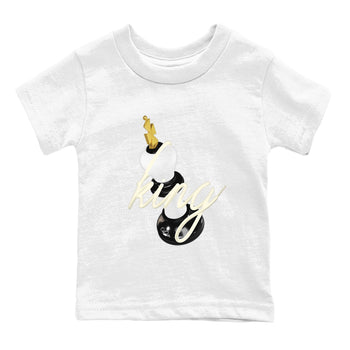 11s Gratitude shirt to match jordans 3D King sneaker tees Air Jordan 11 Gratitude SNRT Sneaker Release Tees Baby Toddler White 2 T-Shirt