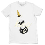 11s Gratitude shirt to match jordans 3D King sneaker tees Air Jordan 11 Gratitude SNRT Sneaker Release Tees Unisex White 2 T-Shirt