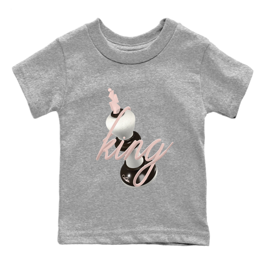Air Jordan 11 Neapolitan shirt to match jordans 3D King sneaker tees AJ11 Neapolitan SNRT Sneaker Release Tees Baby Toddler Heather Grey 2 T-Shirt