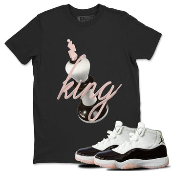 Air Jordan 11 Neapolitan shirt to match jordans 3D King sneaker tees AJ11 Neapolitan SNRT Sneaker Release Tees Unisex Black 1 T-Shirt
