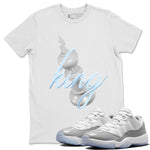 Air Jordan 11 White Cement Sneaker Match Tees 3D King Sneaker Tees Air Jordan 11 Cement Grey Sneaker Release Tees Unisex Shirts White 1