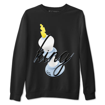 Air Jordan 13 Blue Grey shirt to match jordans 3D King sneaker tees AJ13 Blue Grey SNRT Sneaker Release Tees unisex cotton Black 2 crew neck shirt