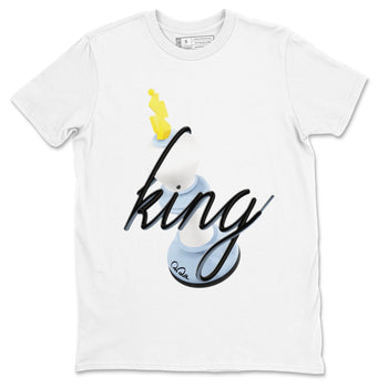 Air Jordan 13 Blue Grey shirt to match jordans 3D King sneaker tees AJ13 Blue Grey SNRT Sneaker Release Tees unisex cotton White 2 crew neck shirt