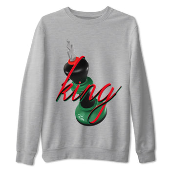 2s Christmas X-mas gift shirt to match jordans 3D King sneaker tees Air Jordan 2 Christmas SNRT Sneaker Release Tees Unisex Heather Grey 2 T-Shirt