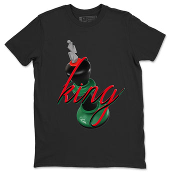 2s Christmas X-mas gift shirt to match jordans 3D King sneaker tees Air Jordan 2 Christmas SNRT Sneaker Release Tees Unisex Black 2 T-Shirt