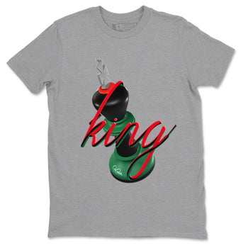2s Christmas X-mas gift shirt to match jordans 3D King sneaker tees Air Jordan 2 Christmas SNRT Sneaker Release Tees Unisex Heather Grey 2 T-Shirt