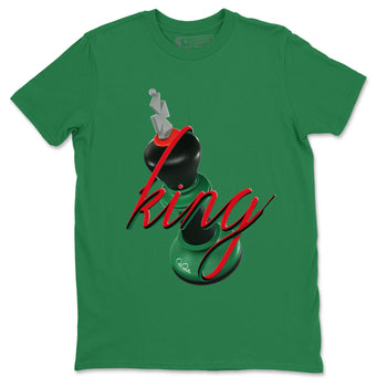 2s Christmas X-mas gift shirt to match jordans 3D King sneaker tees Air Jordan 2 Christmas SNRT Sneaker Release Tees Unisex Kelly Green 2 T-Shirt