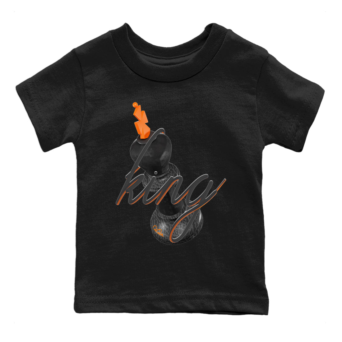 Air Jordan 3 Fear shirt to match jordans 3D King sneaker tees AJ3 Fear SNRT Sneaker Release Tees Baby Toddler Black 2 T-Shirt