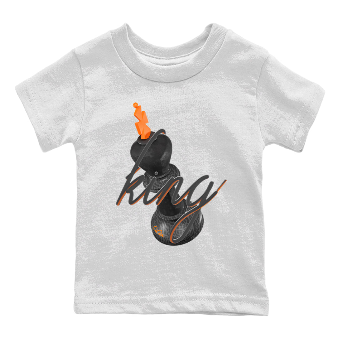 Air Jordan 3 Fear shirt to match jordans 3D King sneaker tees AJ3 Fear SNRT Sneaker Release Tees Baby Toddler White 2 T-Shirt