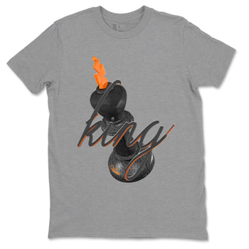 Air Jordan 3 Fear shirt to match jordans 3D King sneaker tees AJ3 Fear SNRT Sneaker Release Tees Unisex Heather Grey 2 T-Shirt