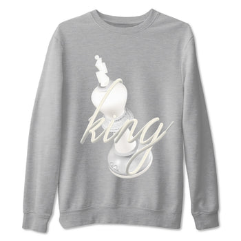 3s Ivory shirt to match jordans 3D King sneaker tees Air Jordan 3 Ivory SNRT Sneaker Release Tees unisex cotton Heather Grey 2 crew neck shirt