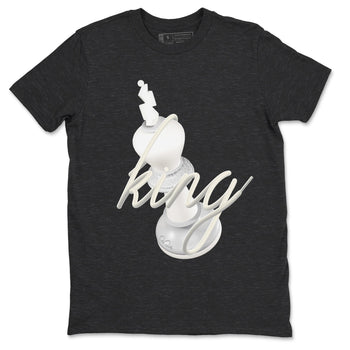 3s Ivory shirt to match jordans 3D King sneaker tees Air Jordan 3 Ivory SNRT Sneaker Release Tees unisex cotton Charcoal Heather 2 crew neck shirt