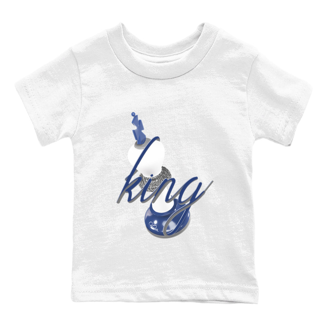 3s Midnight Navy shirt to match jordans 3D King sneaker tees Air Jordan 3 Midnight Navy SNRT sneaker release tees baby toddler White 2 cotton Shirt
