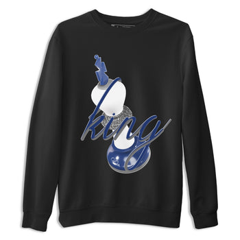 3s Midnight Navy shirt to match jordans 3D King sneaker tees Air Jordan 3 Midnight Navy SNRT Sneaker Release Tees unisex cotton Black 2 crew neck shirt