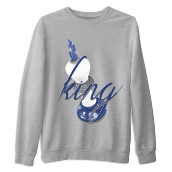 3s Midnight Navy shirt to match jordans 3D King sneaker tees Air Jordan 3 Midnight Navy SNRT Sneaker Release Tees unisex cotton Heather Grey 2 crew neck shirt