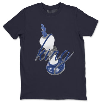 3s Midnight Navy shirt to match jordans 3D King sneaker tees Air Jordan 3 Midnight Navy SNRT Sneaker Release Tees unisex cotton Navy 2 crew neck shirt