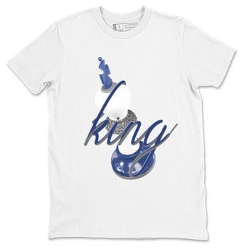 3s Midnight Navy shirt to match jordans 3D King sneaker tees Air Jordan 3 Midnight Navy SNRT Sneaker Release Tees unisex cotton White 2 crew neck shirt