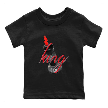 4s Bred Reimagined shirt to match jordans 3D King sneaker tees Air Jordan 4 Bred Reimagined SNRT Sneaker Release Tees Baby Toddler Black 2 T-Shirt