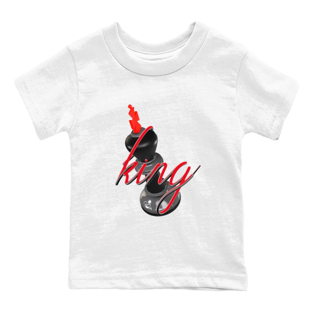 4s Bred Reimagined shirt to match jordans 3D King sneaker tees Air Jordan 4 Bred Reimagined SNRT Sneaker Release Tees Baby Toddler White 2 T-Shirt