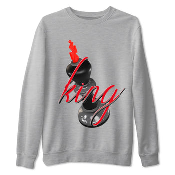 4s Bred Reimagined shirt to match jordans 3D King sneaker tees Air Jordan 4 Bred Reimagined SNRT Sneaker Release Tees Unisex Heather Grey 2 T-Shirt