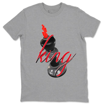 4s Bred Reimagined shirt to match jordans 3D King sneaker tees Air Jordan 4 Bred Reimagined SNRT Sneaker Release Tees Unisex Heather Grey 2 T-Shirt