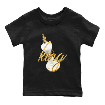 4s Sail shirt to match jordans 3D King sneaker tees Air Jordan 4 Sail SNRT sneaker release tees baby toddler Black 2 cotton Shirt