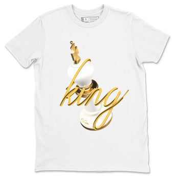4s Sail shirt to match jordans 3D King sneaker tees Air Jordan 4 Sail SNRT Sneaker Release Tees unisex cotton White 2 crew neck shirt