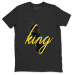 Air Jordan 4 Thunder Sneaker Match Tees 3D King Sneaker Tees AJ4 Thunder Jumpman Sneaker Release Tees Unisex Shirts Black 2