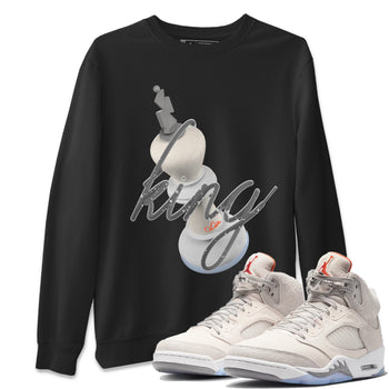 Air Jordan 5 Craft Sneaker Match Tees 3D King Sneaker Tees AJ5 SE Craft Sneaker Release Tees Unisex Shirts Black 1
