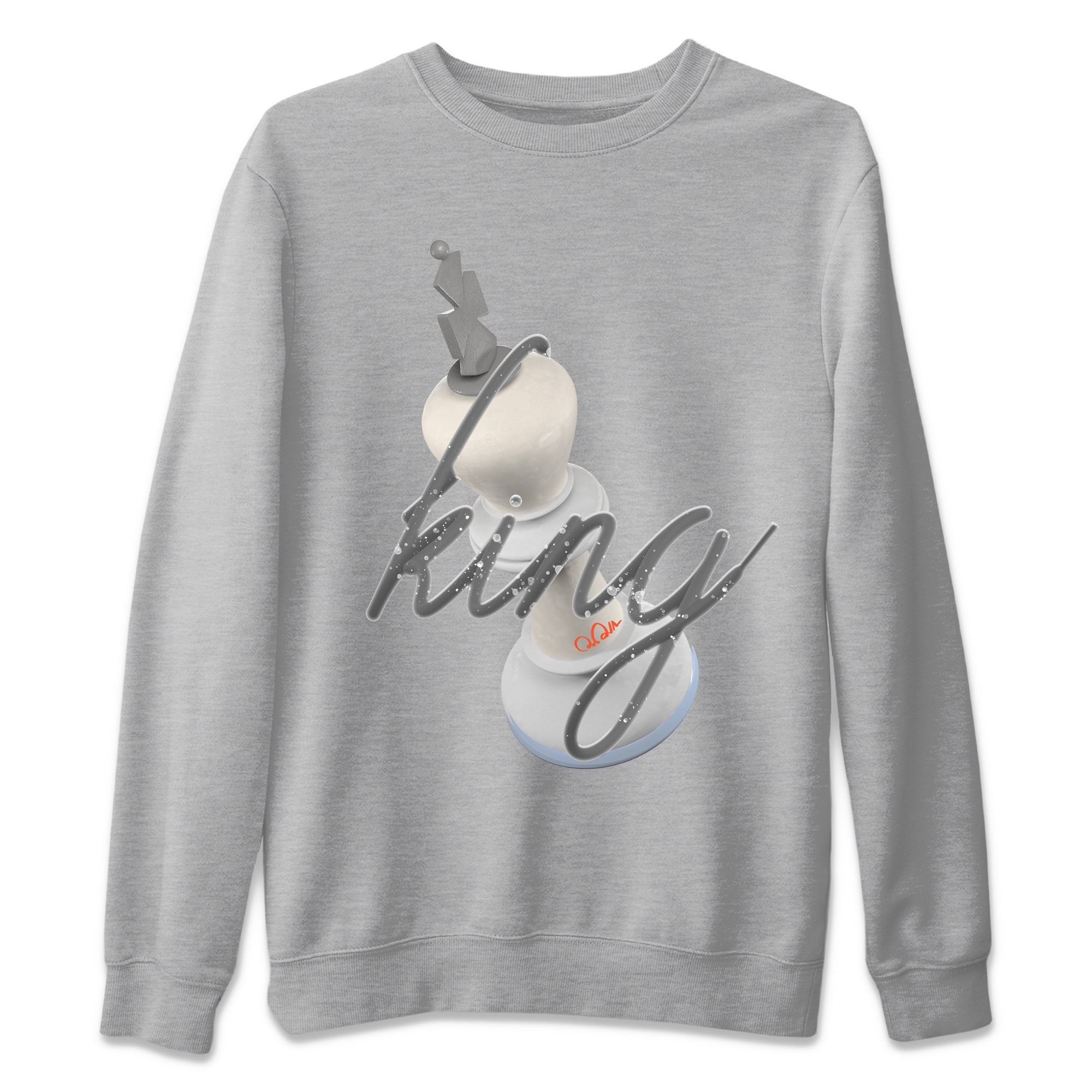 Air Jordan 5 Craft Sneaker Match Tees 3D King Sneaker Tees AJ5 SE Craft Sneaker Release Tees Unisex Shirts Heather Grey 2